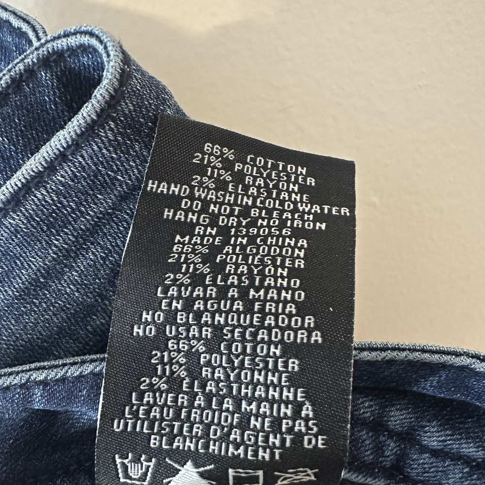 Grace in LA Blue‎ Womens High Waist Super Flare Leg Blue Denim Jeans 29 X 31.5" - Picture 12 of 16